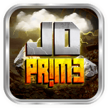 JDPRIME Casino app banner showing mobile access on Android and iOS devices